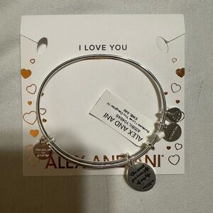 Alex and Ani Silver Daughter Charm Bracelet